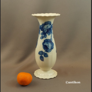 Wazon Rosenthal malowany kobaltem róże  Wazon Rosenthal malowany kobaltem róże