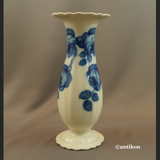 Wazon Rosenthal malowany kobaltem róże  Wazon Rosenthal malowany kobaltem róże