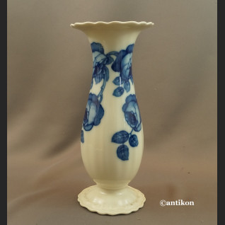 Wazon Rosenthal malowany kobaltem róże  Wazon Rosenthal malowany kobaltem róże