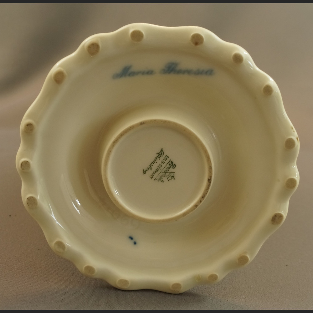 Wazon Rosenthal malowany kobaltem róże  Wazon Rosenthal malowany kobaltem róże