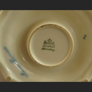 Wazon Rosenthal malowany kobaltem róże  Wazon Rosenthal malowany kobaltem róże