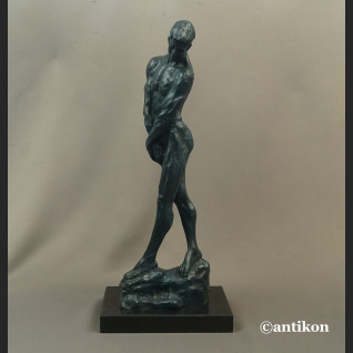Auguste Rodin rzeźba Adam z brązu 
