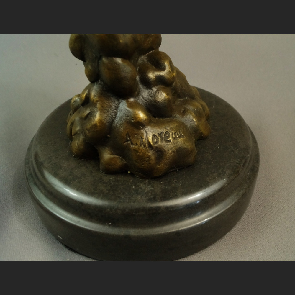 Anioł rzeźba z brązu z lirą na prezent  Anioł rzeźba z brązu z lirą na prezent