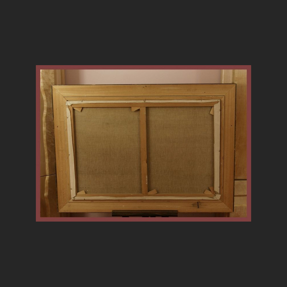 Obraz olejny zimowy pejzaż  Obraz olejny zimowy pejzaż