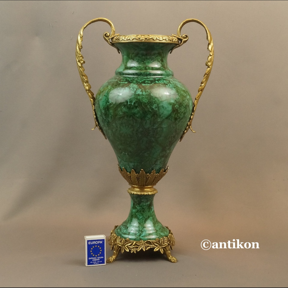 Malachitowy wazon luksusowy prezent 