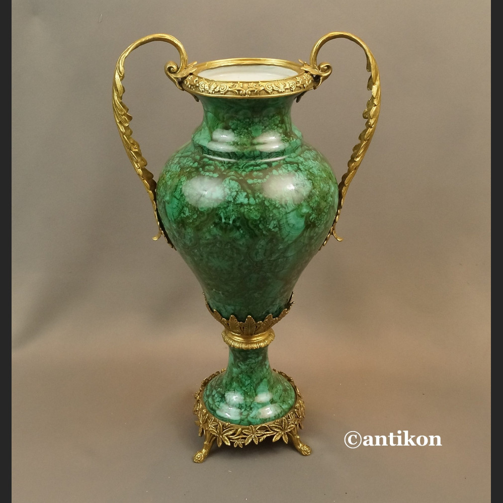 Malachitowy wazon luksusowy prezent 