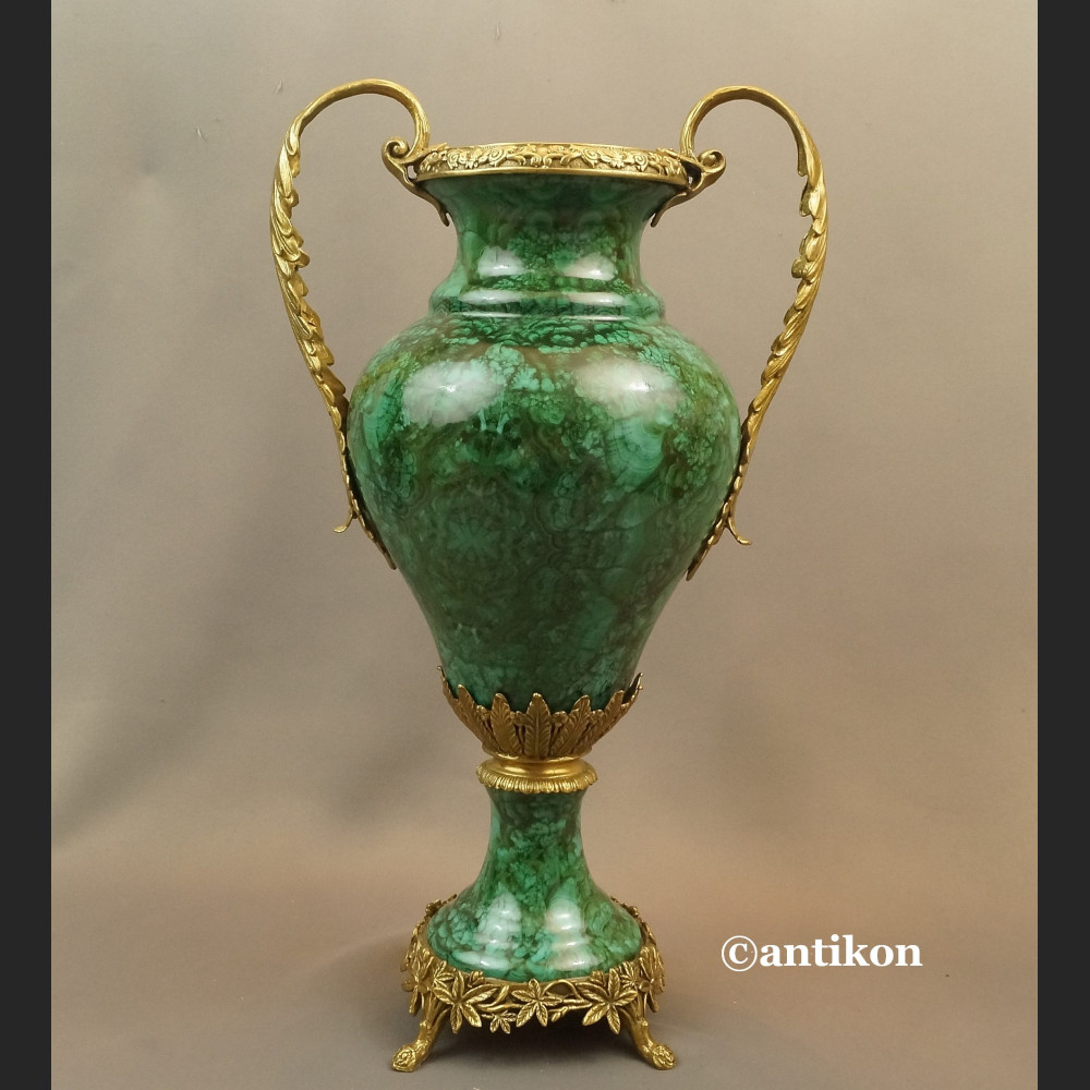 Malachitowy wazon luksusowy prezent 