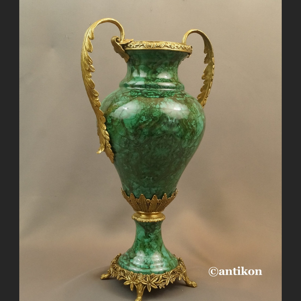 Malachitowy wazon luksusowy prezent 