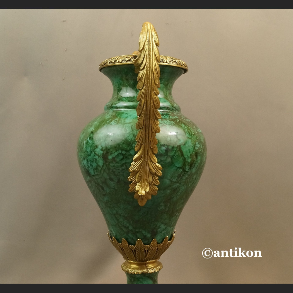 Malachitowy wazon luksusowy prezent 