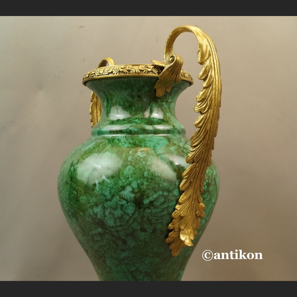 Malachitowy wazon luksusowy prezent 