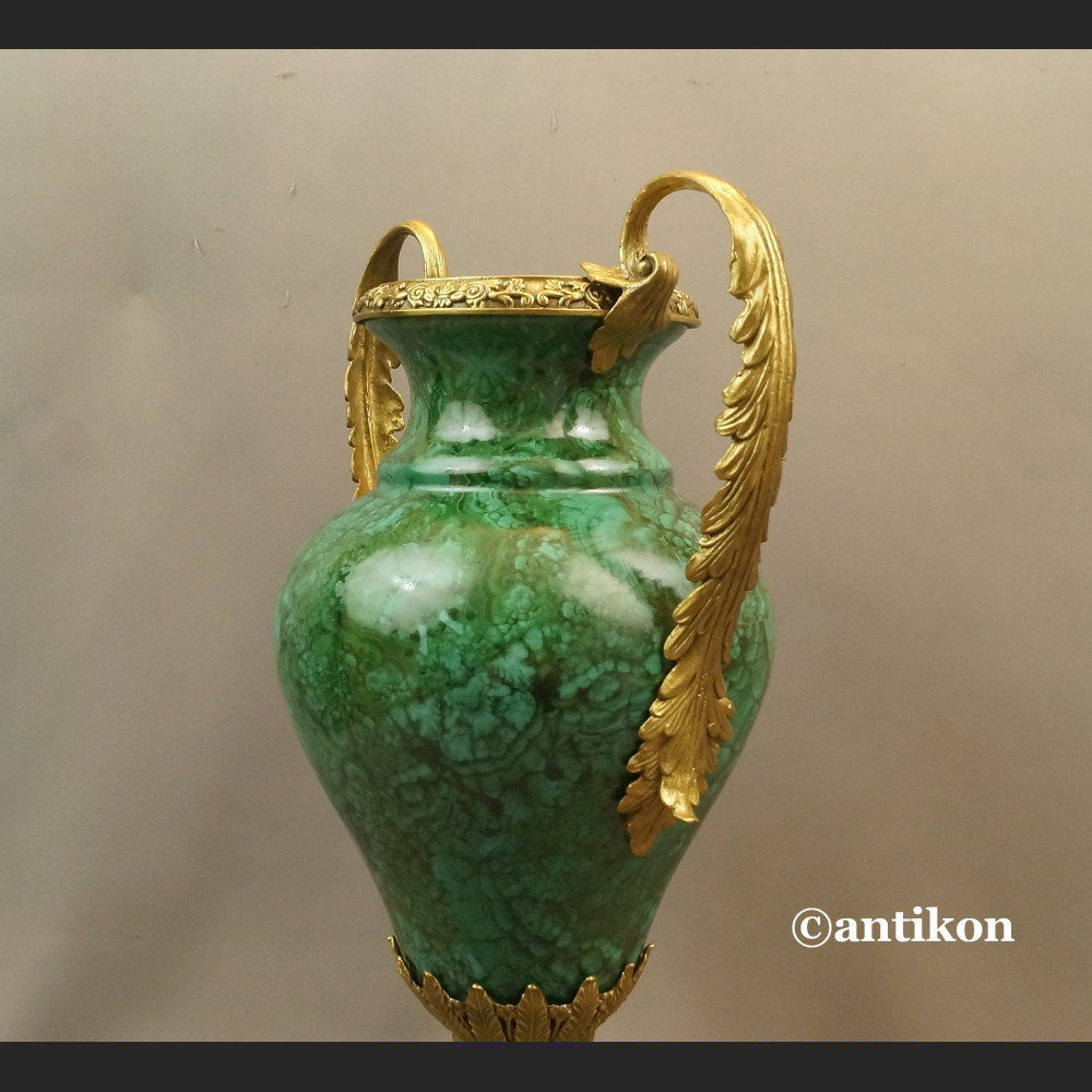 Malachitowy wazon luksusowy prezent 