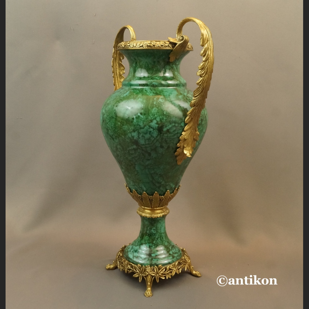 Malachitowy wazon luksusowy prezent 