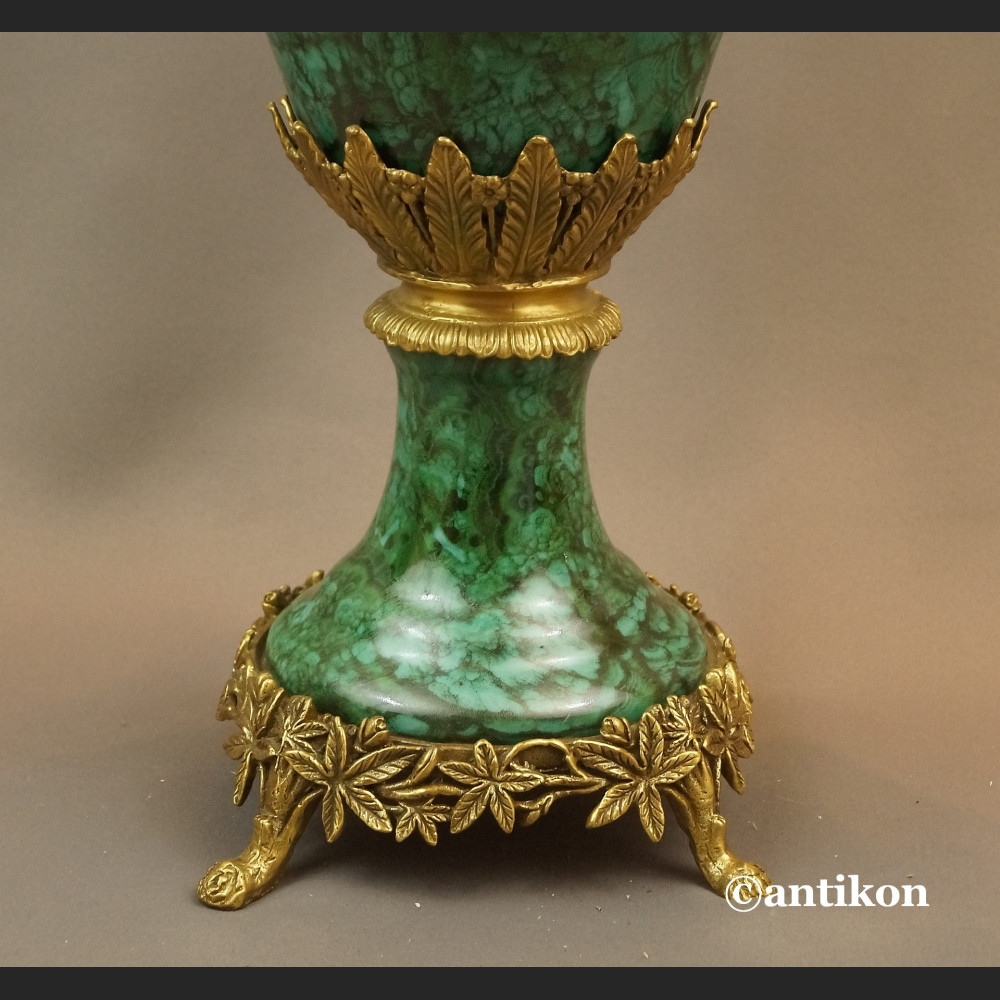 Malachitowy wazon luksusowy prezent 