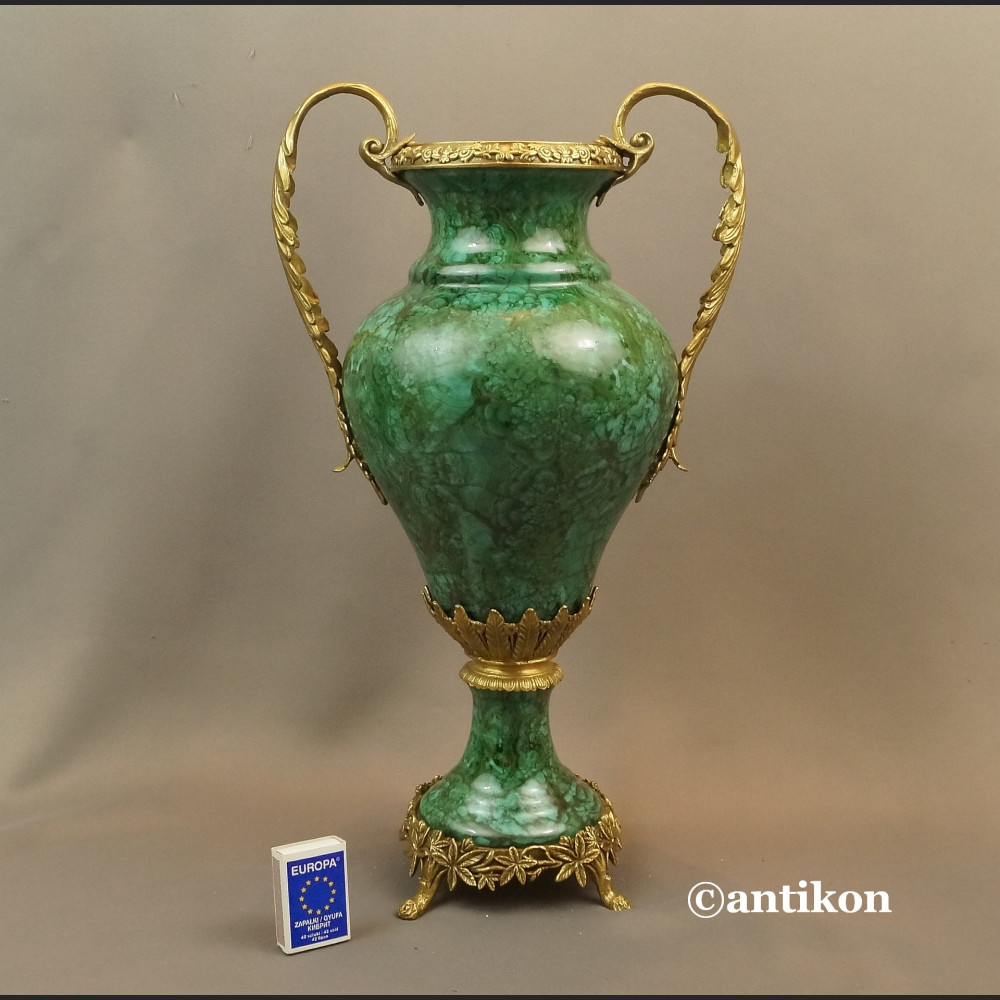 Malachitowy wazon luksusowy prezent 