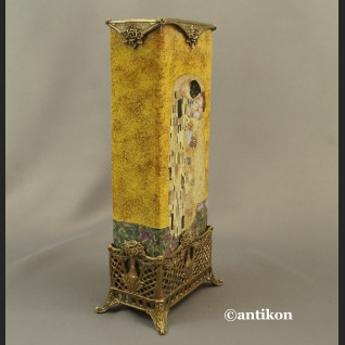 Wazon Klimt Pocałunek zdobiony brązem Wazon Klimt Pocałunek zdobiony brązem