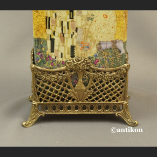 Wazon Klimt Pocałunek zdobiony brązem Wazon Klimt Pocałunek zdobiony brązem