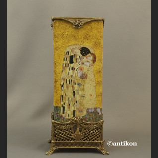 Wazon Klimt Pocałunek zdobiony brązem Wazon Klimt Pocałunek zdobiony brązem
