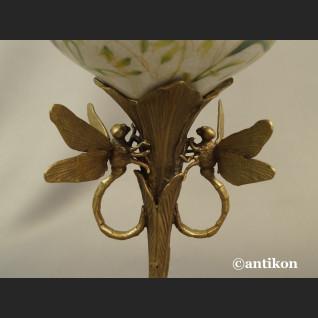 Wazon z ważkami w stylu secesyjnym 