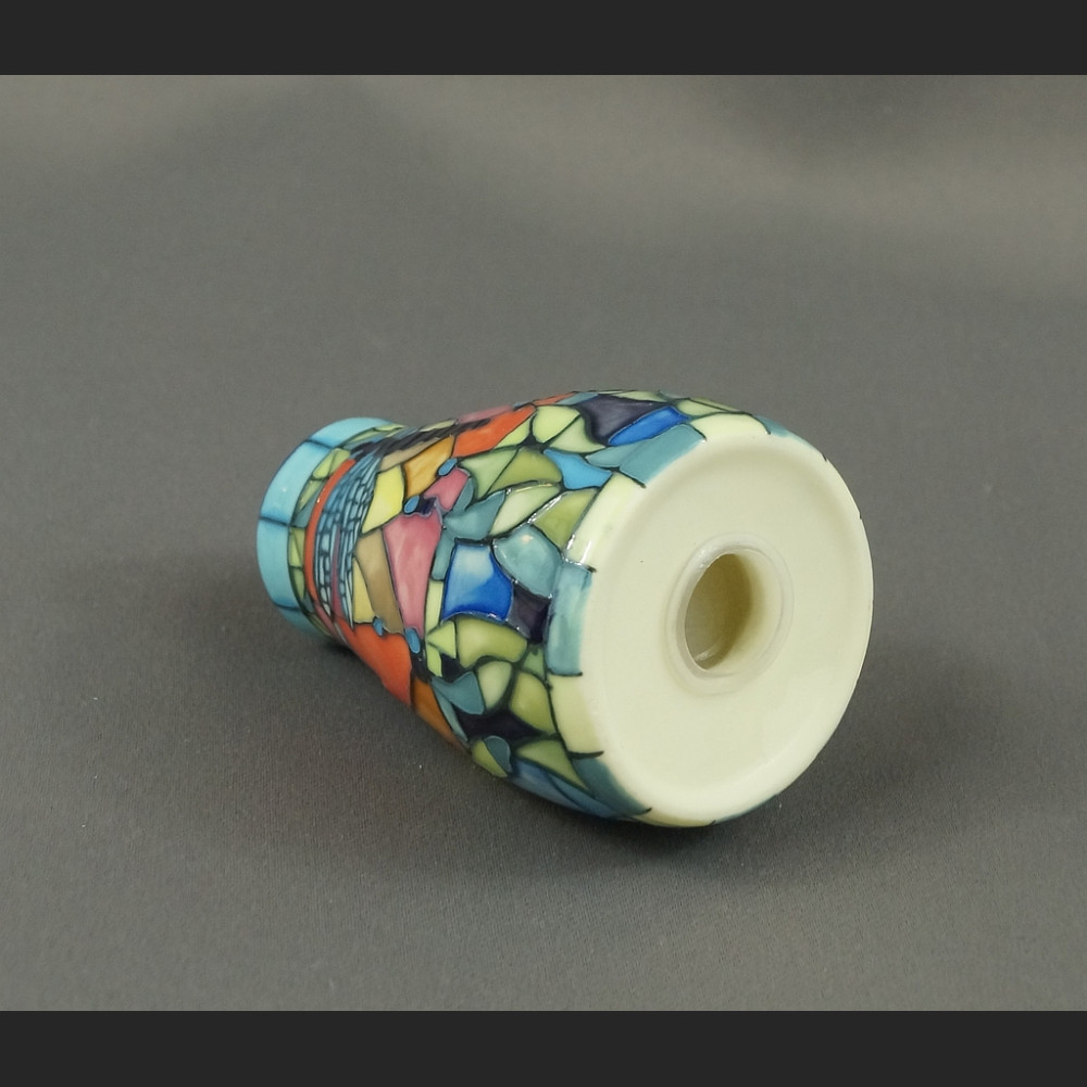 Solniczka z ważkami ceramiczna malowana 