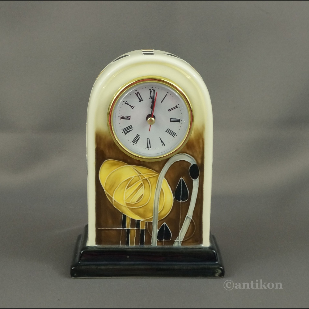 Zegar porcelanowy ręcznie malowany 