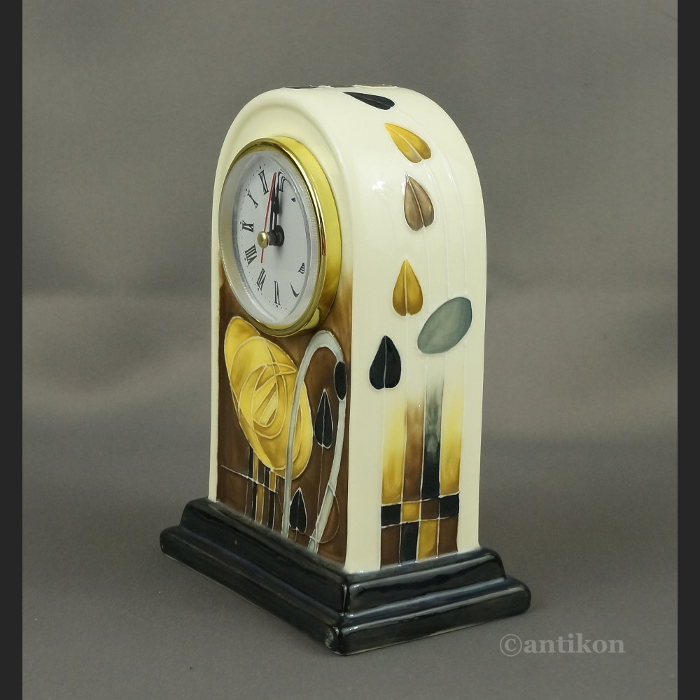 Zegar porcelanowy ręcznie malowany 