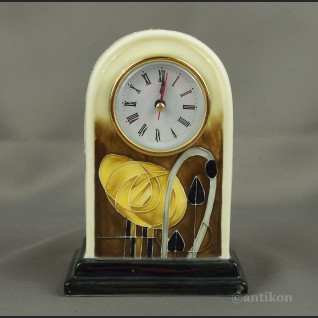 Zegar porcelanowy ręcznie malowany 