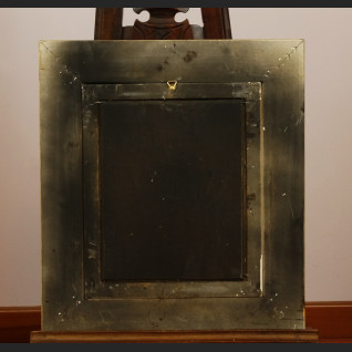 Miniatura z kwiatami złota rama  Miniatura z kwiatami złota rama