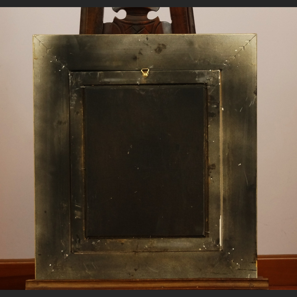 Miniatura z kwiatami złota rama  Miniatura z kwiatami złota rama