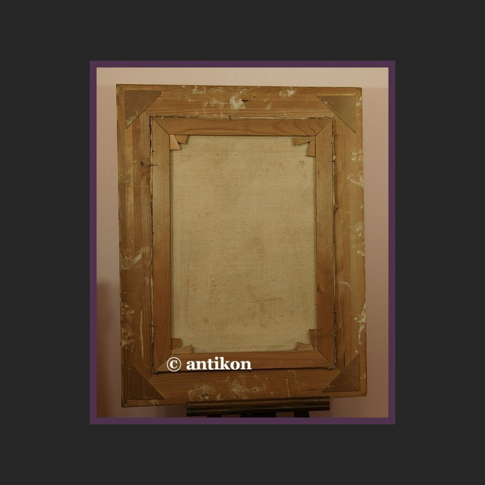 MARTWA NATURA PIWONIE W WAZONIE ORYGINALNY OBRAZ OLEJNY SYG.