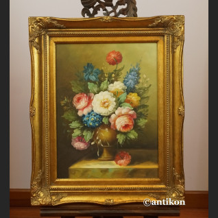 Kwiaty w stylu flamandzkim obraz na płótnie 