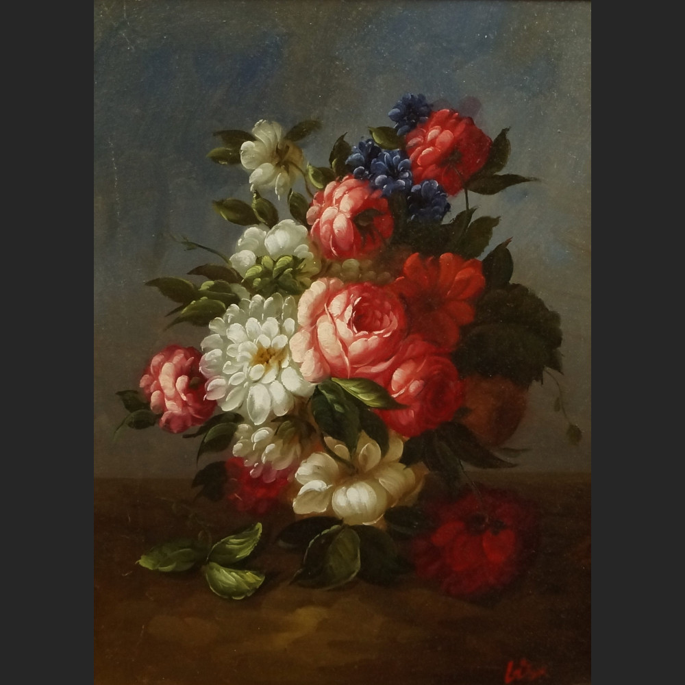 Flamandzki bukiet kwiatów obraz olejny  Flamandzki bukiet kwiatów obraz olejny