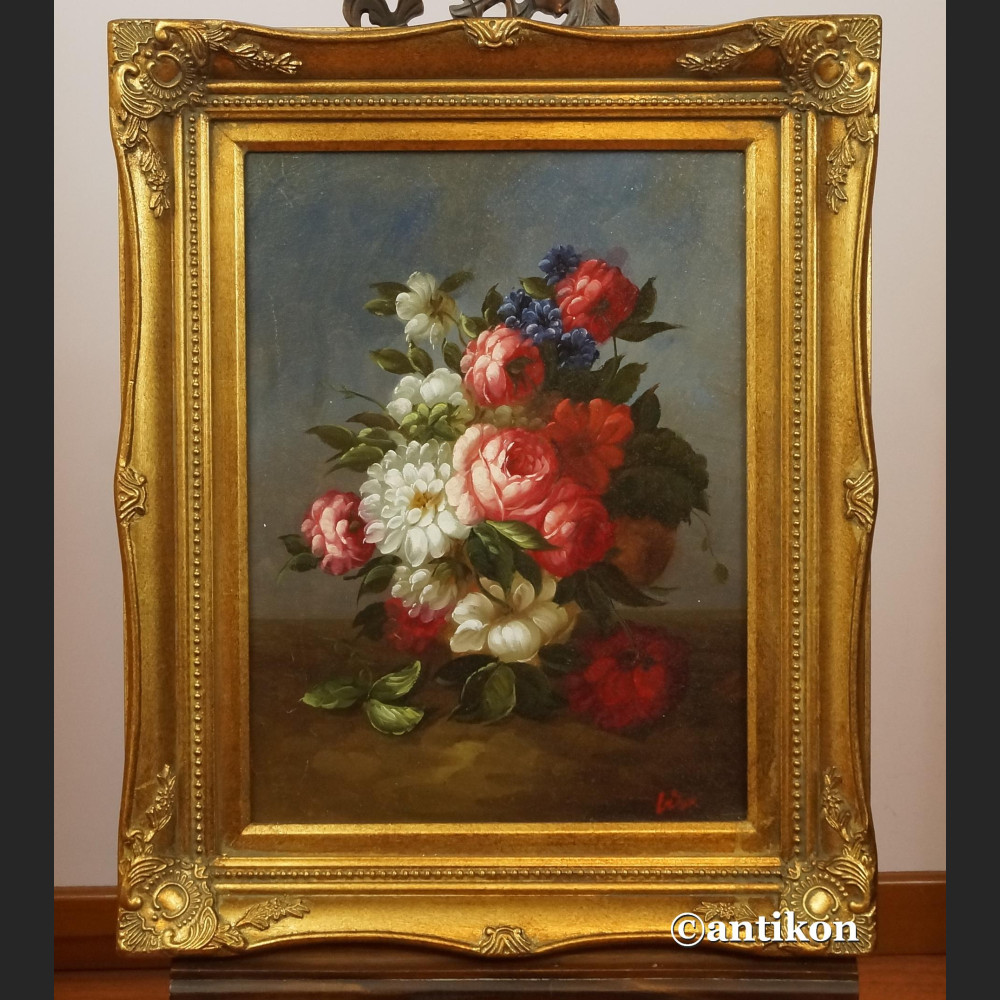 Flamandzki bukiet kwiatów obraz olejny  Flamandzki bukiet kwiatów obraz olejny