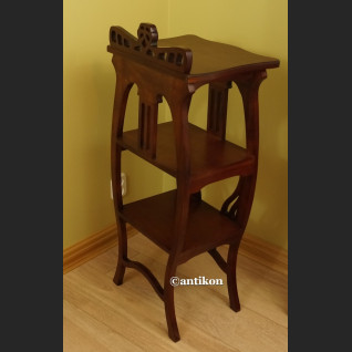 Postument drewniany stolik secesyjny Postument drewniany stolik secesyjny