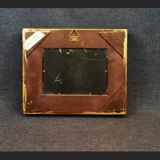 Siwy koń miniatura obraz w ramie 