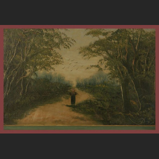 Stary obraz Nastrojowy spacer Stary obraz Nastrojowy spacer