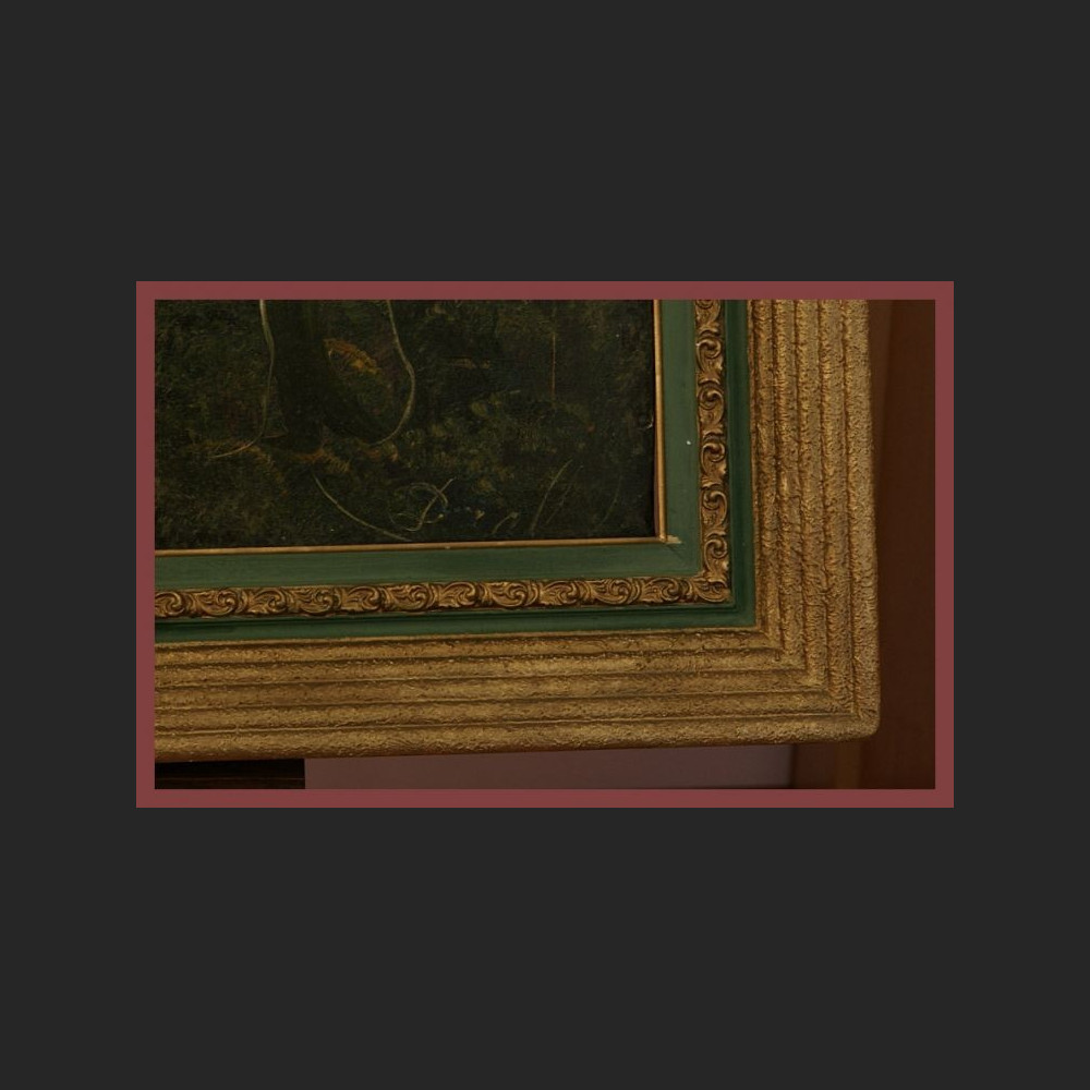 Stary obraz Nastrojowy spacer Stary obraz Nastrojowy spacer