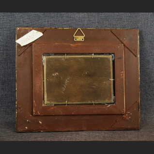 Konie obraz olejny w złotej ramie  Konie obraz olejny w złotej ramie