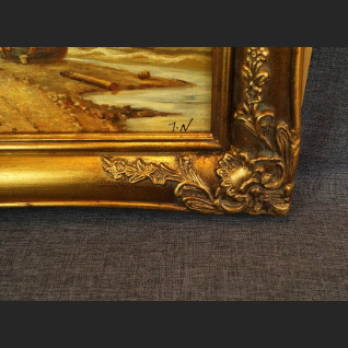 Obraz brzeg morza flamandzkie malarstwo Obraz brzeg morza flamandzkie malarstwo