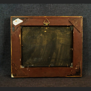 Miniatura z żaglowcami obraz na desce Miniatura z żaglowcami obraz na desce