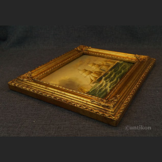 Trójmasztowiec na morzu obraz olejny 