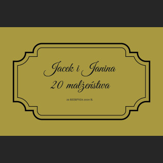 Usługa Grawerowania Tabliczka z dedykacją 