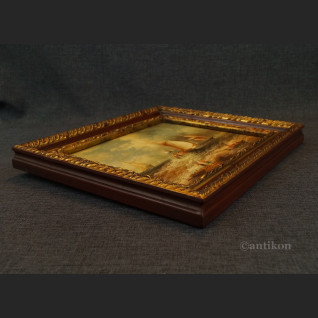 Pejzaż morze obraz w drewnianej ramie 