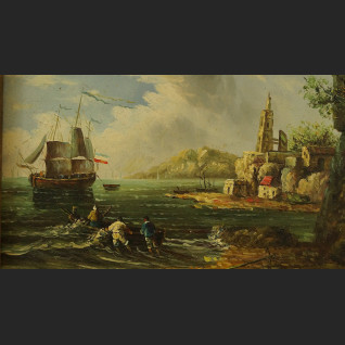 Obraz skalisty brzeg miniatura na prezent Obraz skalisty brzeg miniatura na prezent