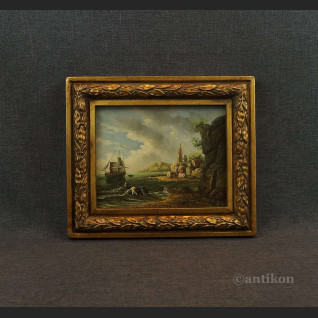 Obraz skalisty brzeg miniatura na prezent 