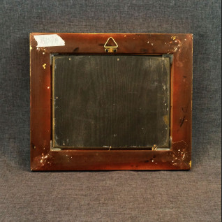 Pejzaż morski w miniaturze olej na desce 