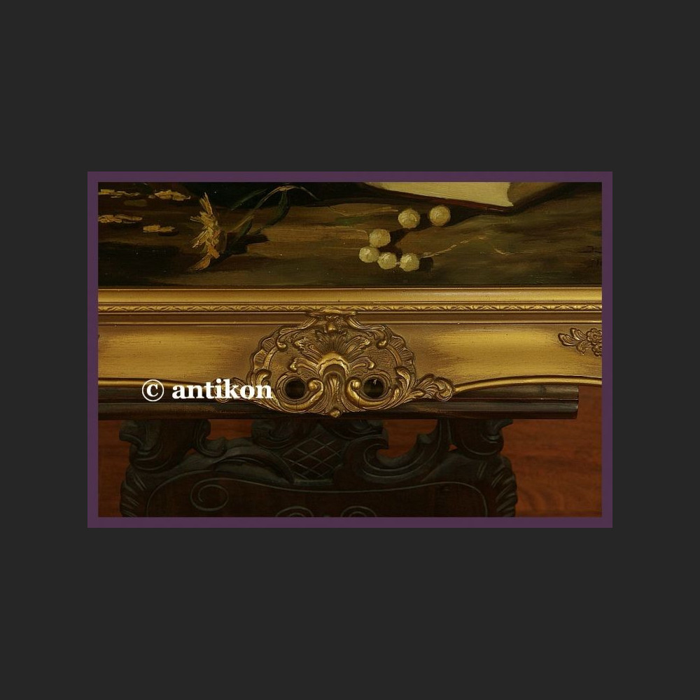 Stary obraz olejny piękne malarstwo martwa natura Stary obraz olejny piękne malarstwo martwa natura