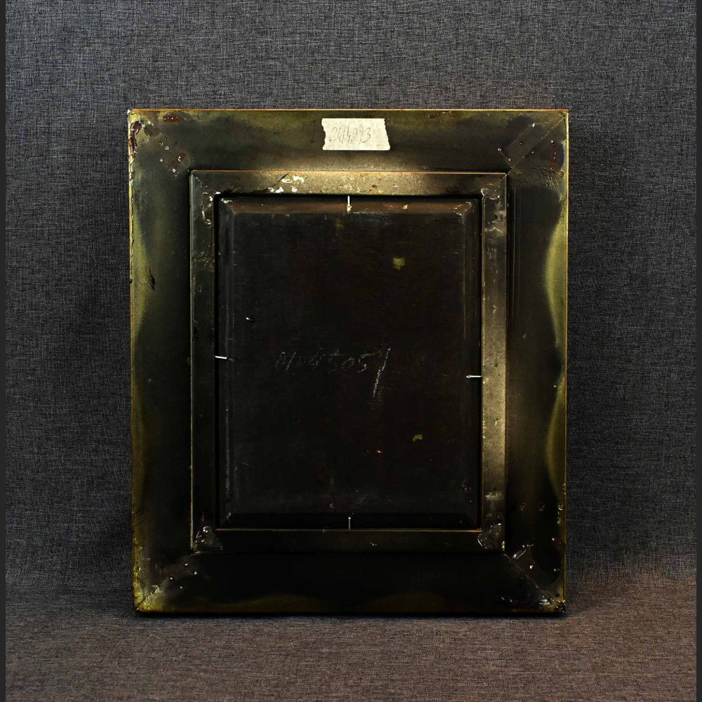 Portret kobiety z perłami obraz Art deco 