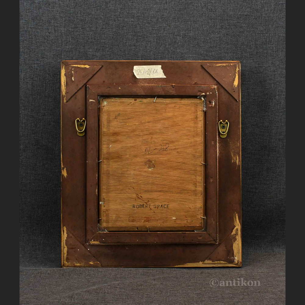 Obraz tajemniczy ogród sielski widok 