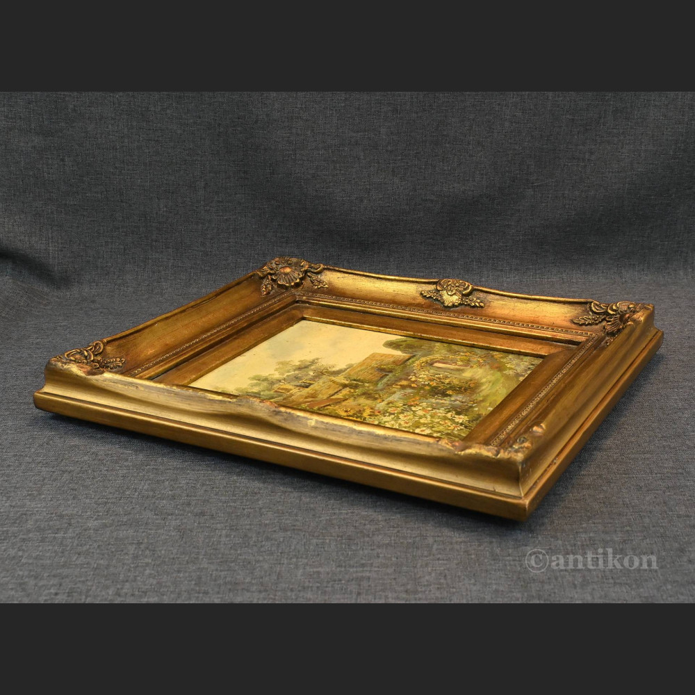 Obraz tajemniczy ogród sielski widok 