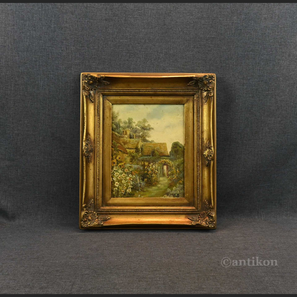 Obraz tajemniczy ogród sielski widok 